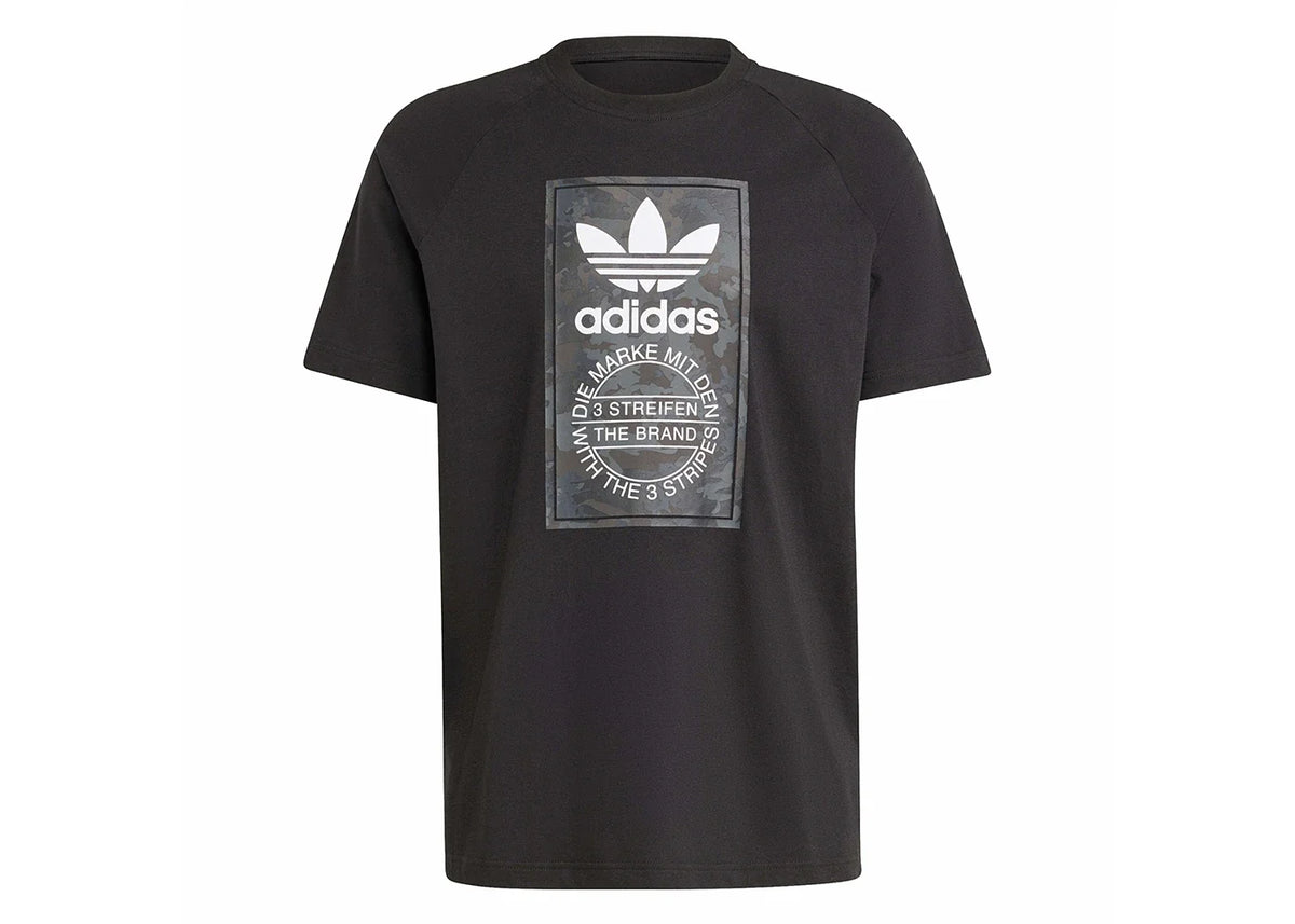 adidas Camo Tongue Tee Black