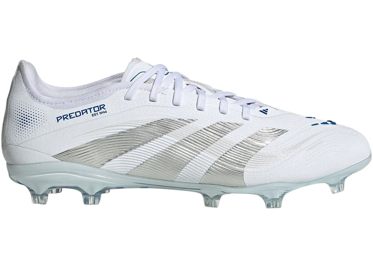 adidas Predator Pro FG Cloud White Silver Metallic Bright Royal