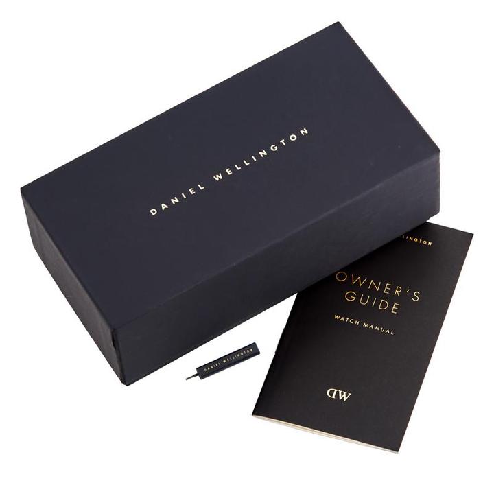 Daniel Wellington Quadro Mini Lumine Bezel Gold Watch