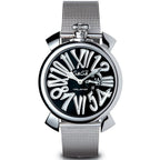 Gaga Milano Men's Black Slim Watch