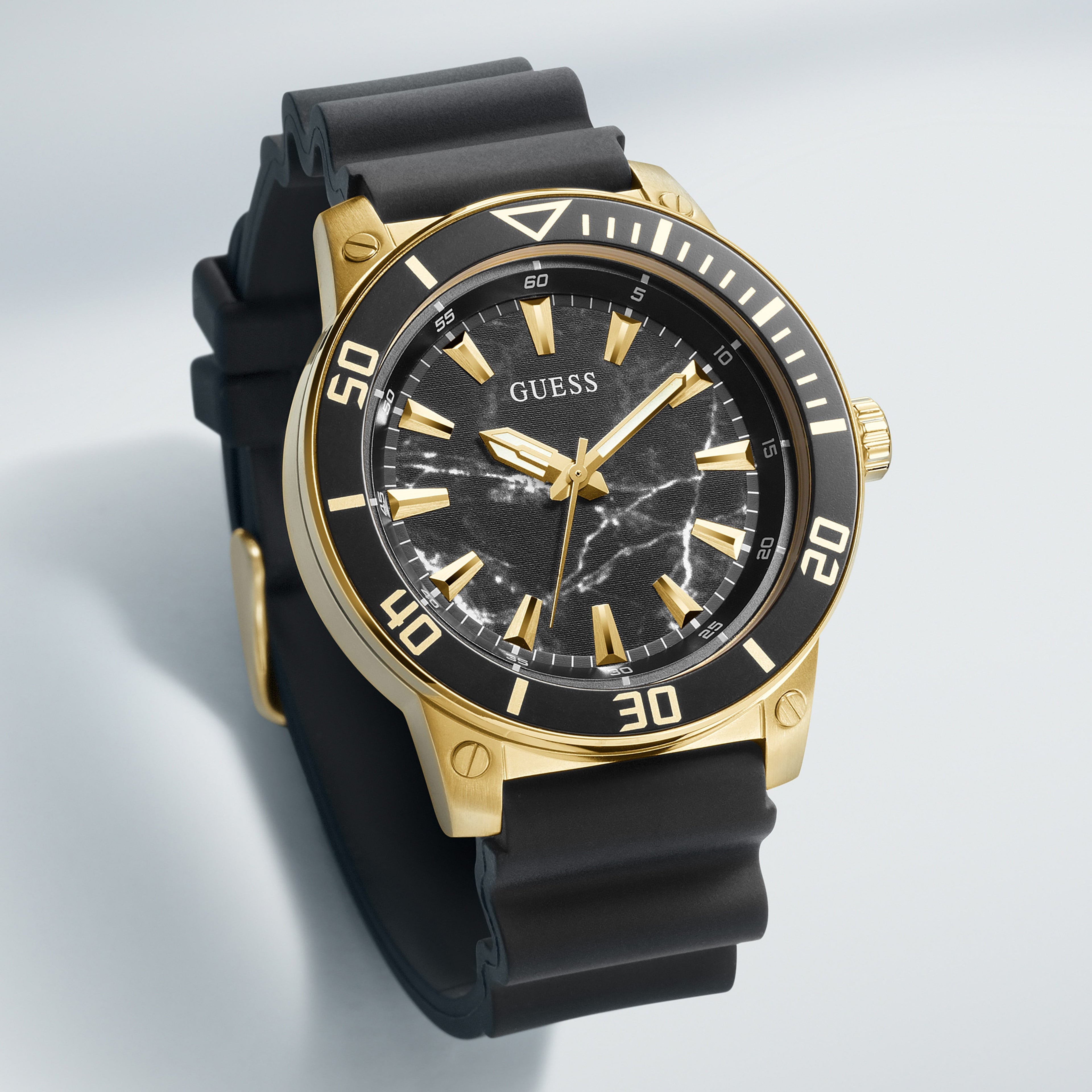 Guess Men's Quartz Black Watch