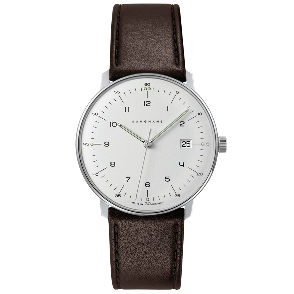 Junghans Max Bill Quartz Men's White/Brown Watch