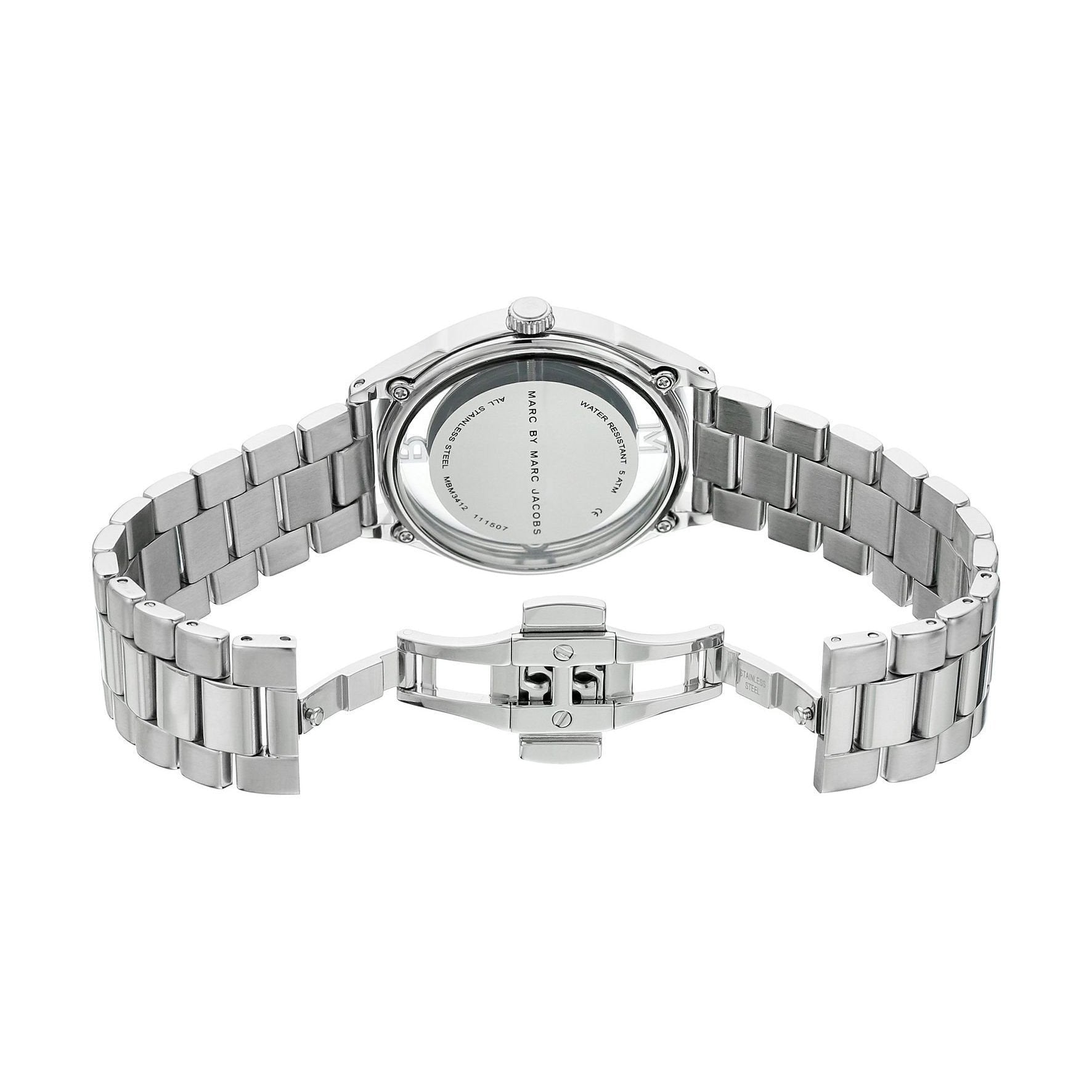 Marc Jacobs Ladies Tether Silver Watch