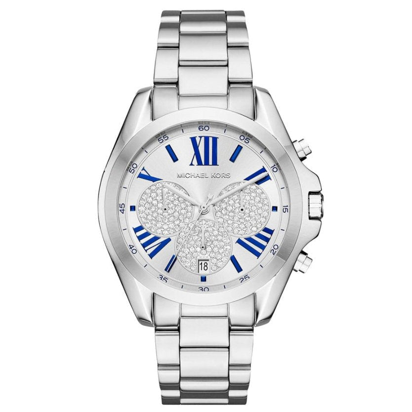 Michael Kors Ladies Bradshaw Gems Blue Watch