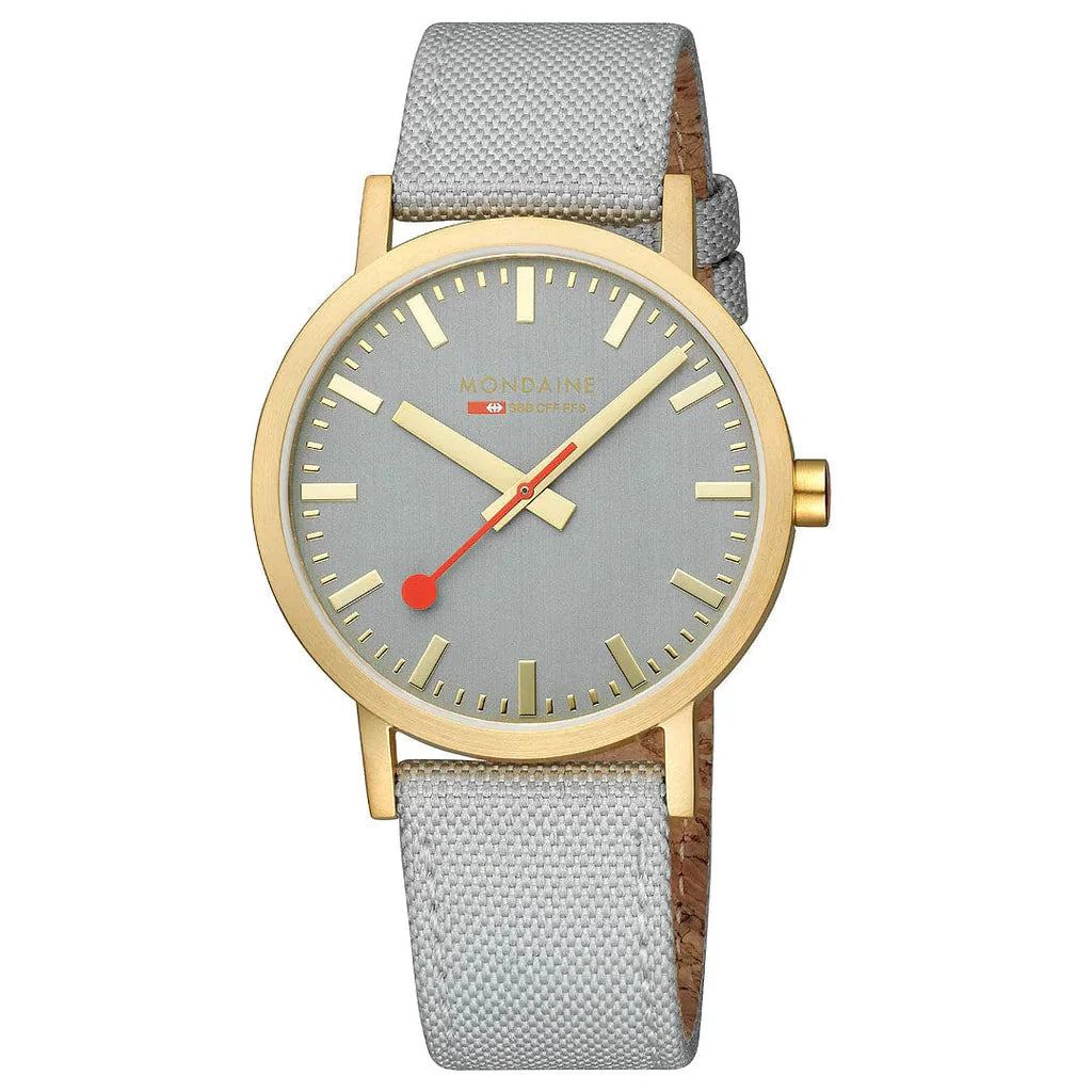 Mondaine Classic Unisex Grey Watch