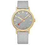 Mondaine Classic Unisex Grey Watch