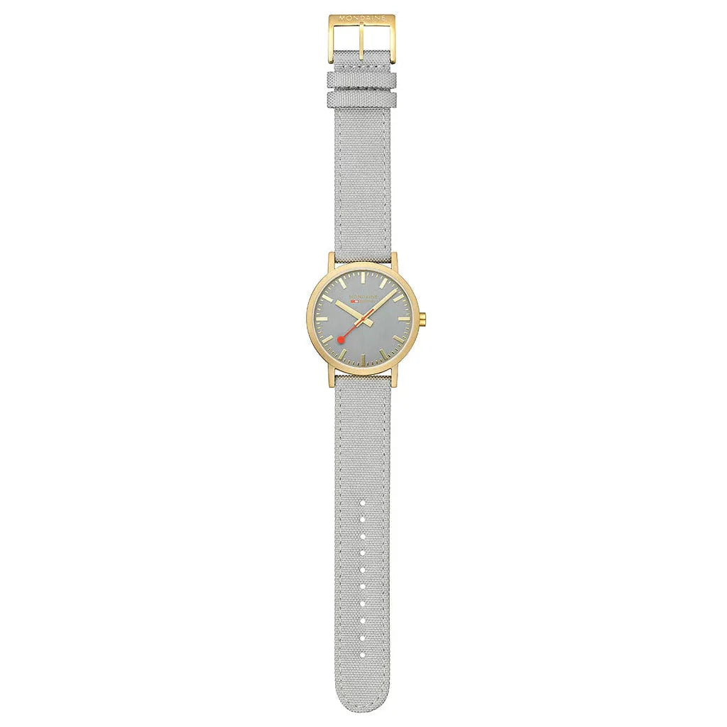 Mondaine Classic Unisex Grey Watch