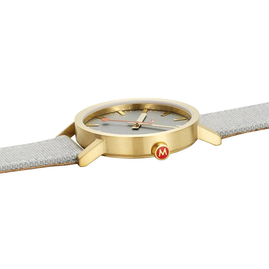 Mondaine Classic Unisex Grey Watch