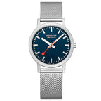 Mondaine Classic Unisex Silver Watch