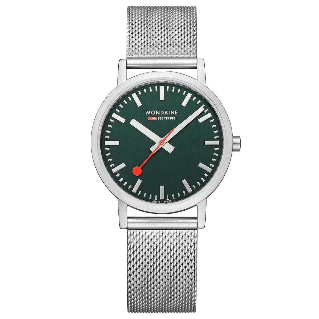 Mondaine Classic Unisex Silver Watch