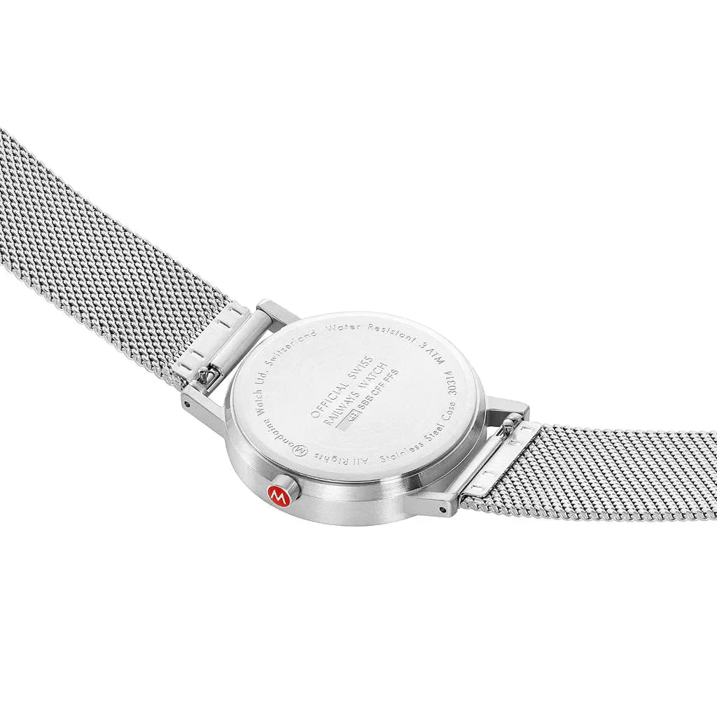 Mondaine Classic Unisex Silver Watch