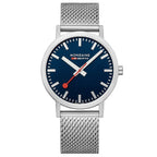 Mondaine Classic Unisex Silver Watch