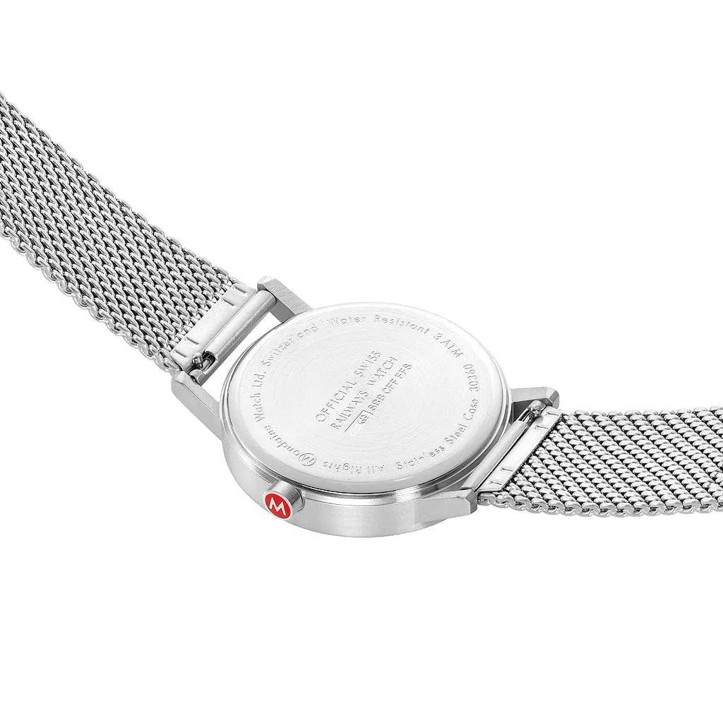 Mondaine Classic Unisex Silver Watch