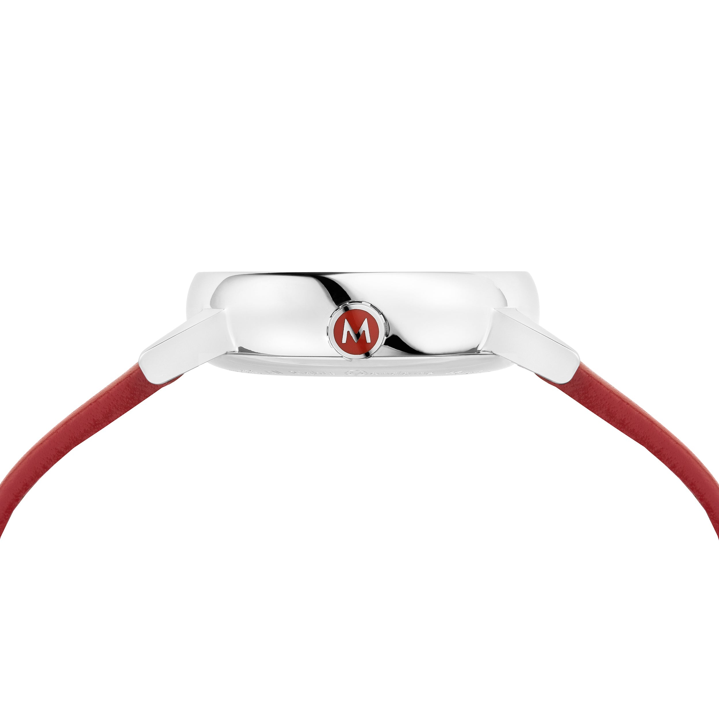 Mondaine Evo2 Ladies White Red Watch