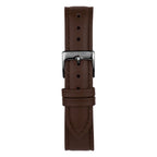 Nordgreen Native Dark Brown Leather 40mm Gun Metal Case Watch