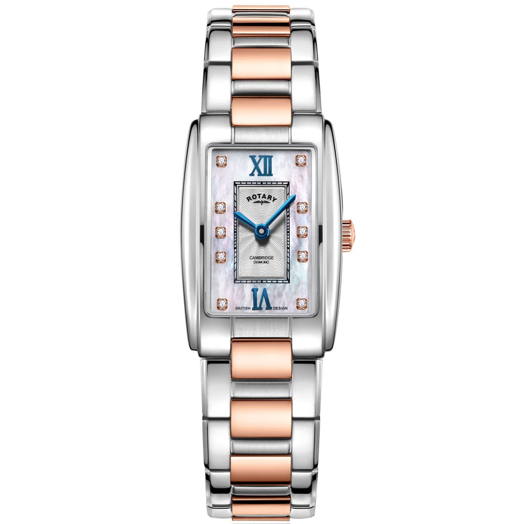 Rotary Cambridge Ladies White Watch