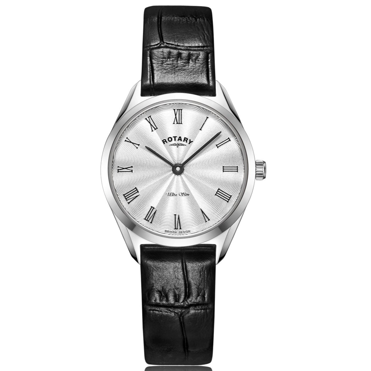 Rotary Ultra Slim Ladies Silver Watch