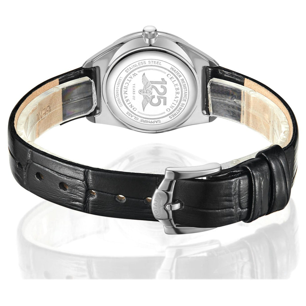 Rotary Ultra Slim Ladies Silver Watch