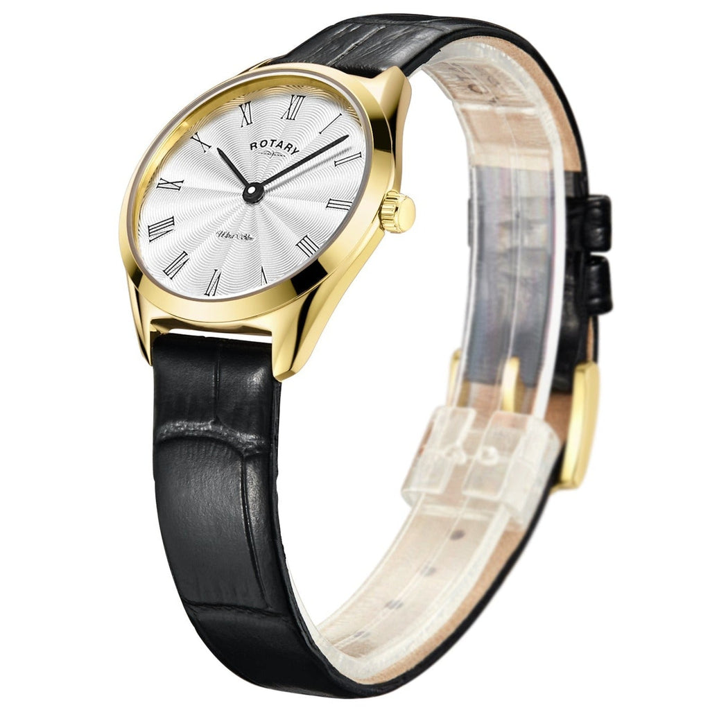 Rotary Ultra Slim Ladies Silver Watch