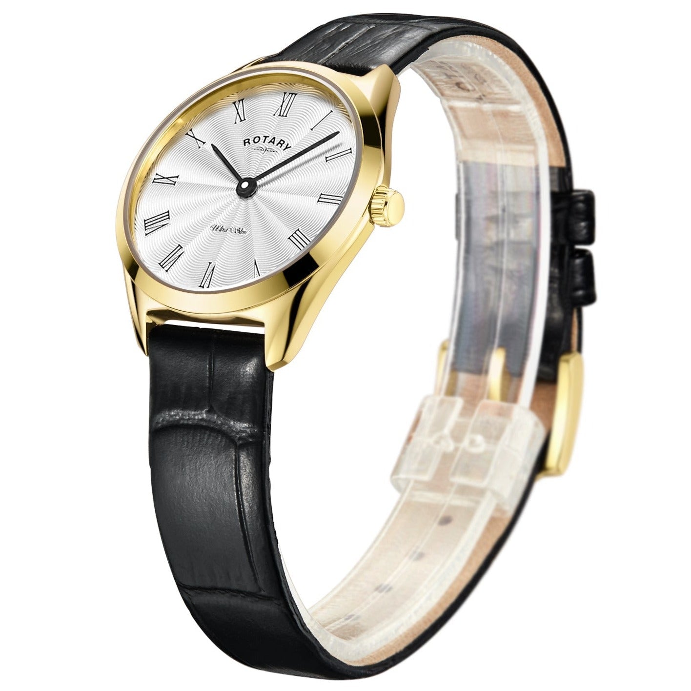 Rotary Ultra Slim Ladies Silver Watch