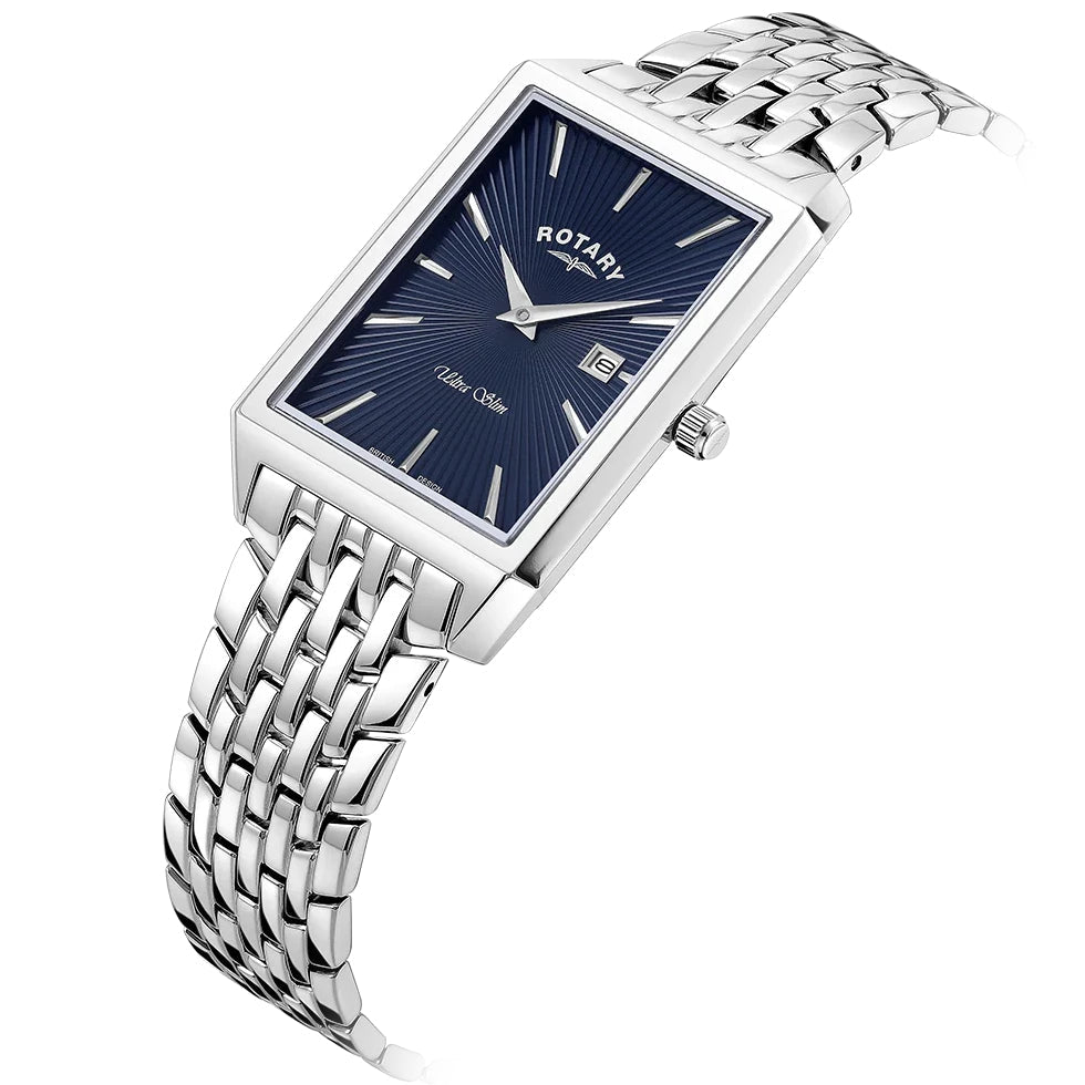 Rotary Ultra Slim Men's Silver Watch