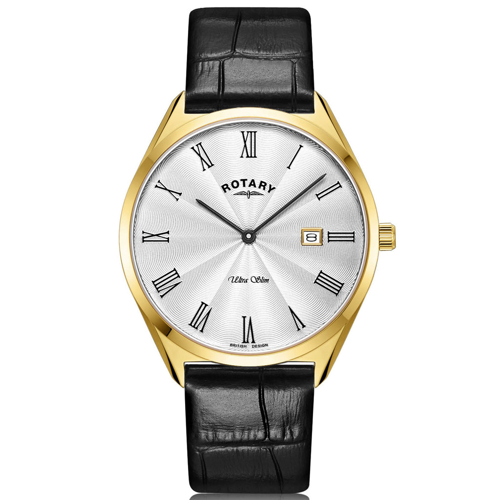 Rotary Ultra Slim Men's Gold Watch