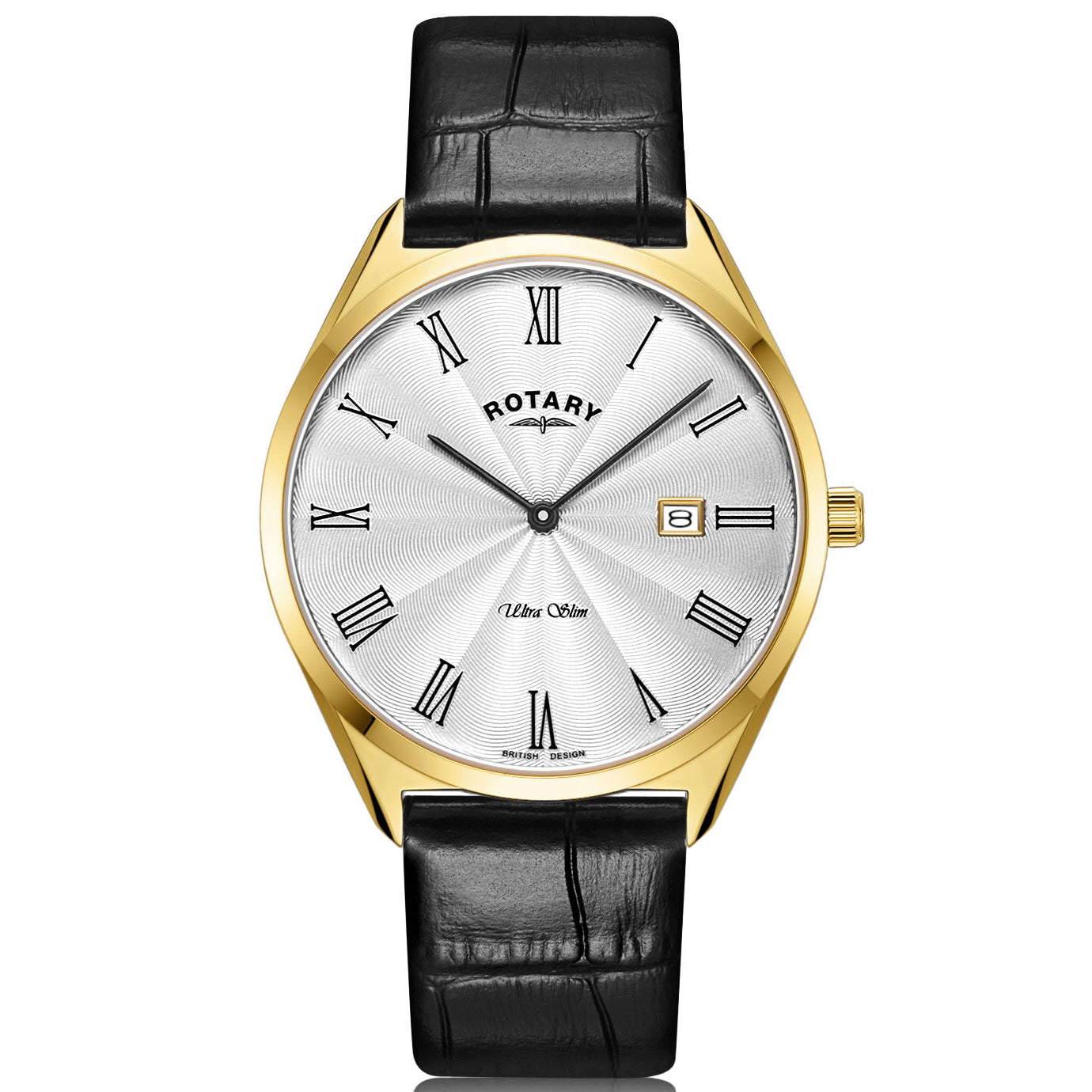 Rotary Ultra Slim Men's Gold Watch