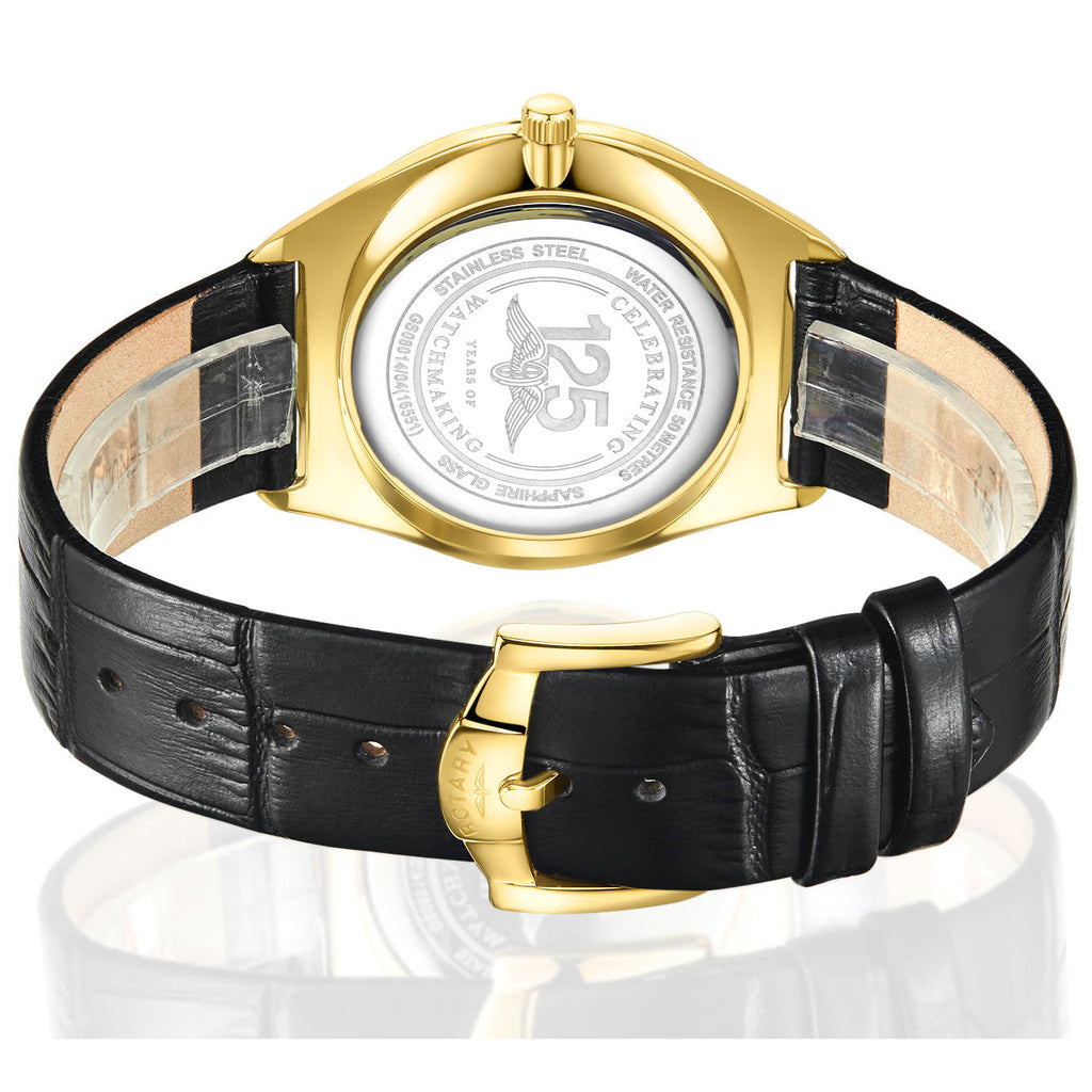 Rotary Ultra Slim Men's Gold Watch