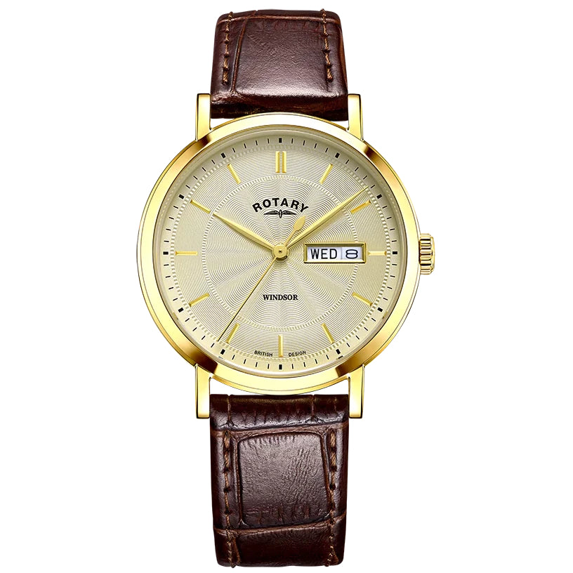 Rotary Windsor Men's Gold Watch