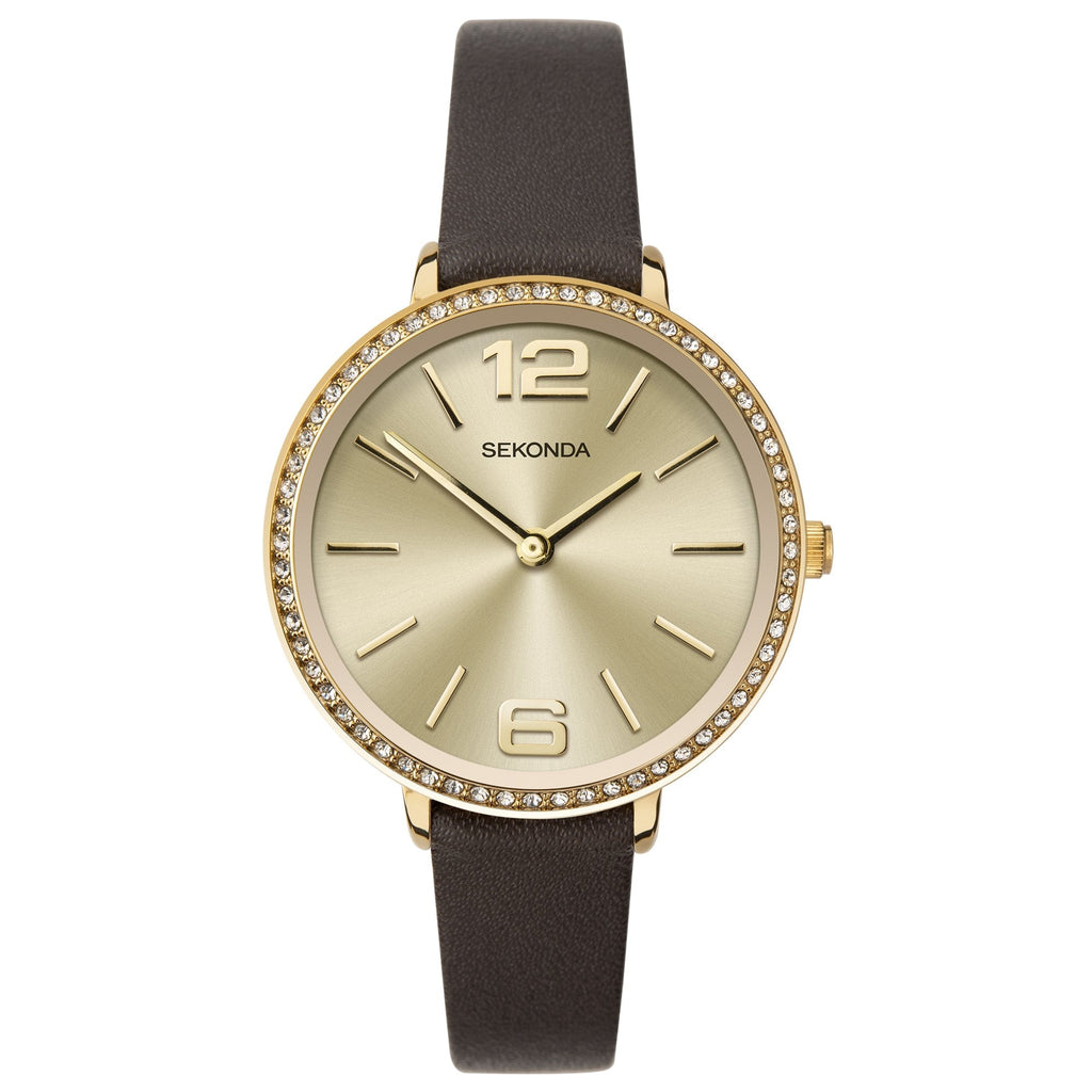 Sekonda Ladies Brown Watch