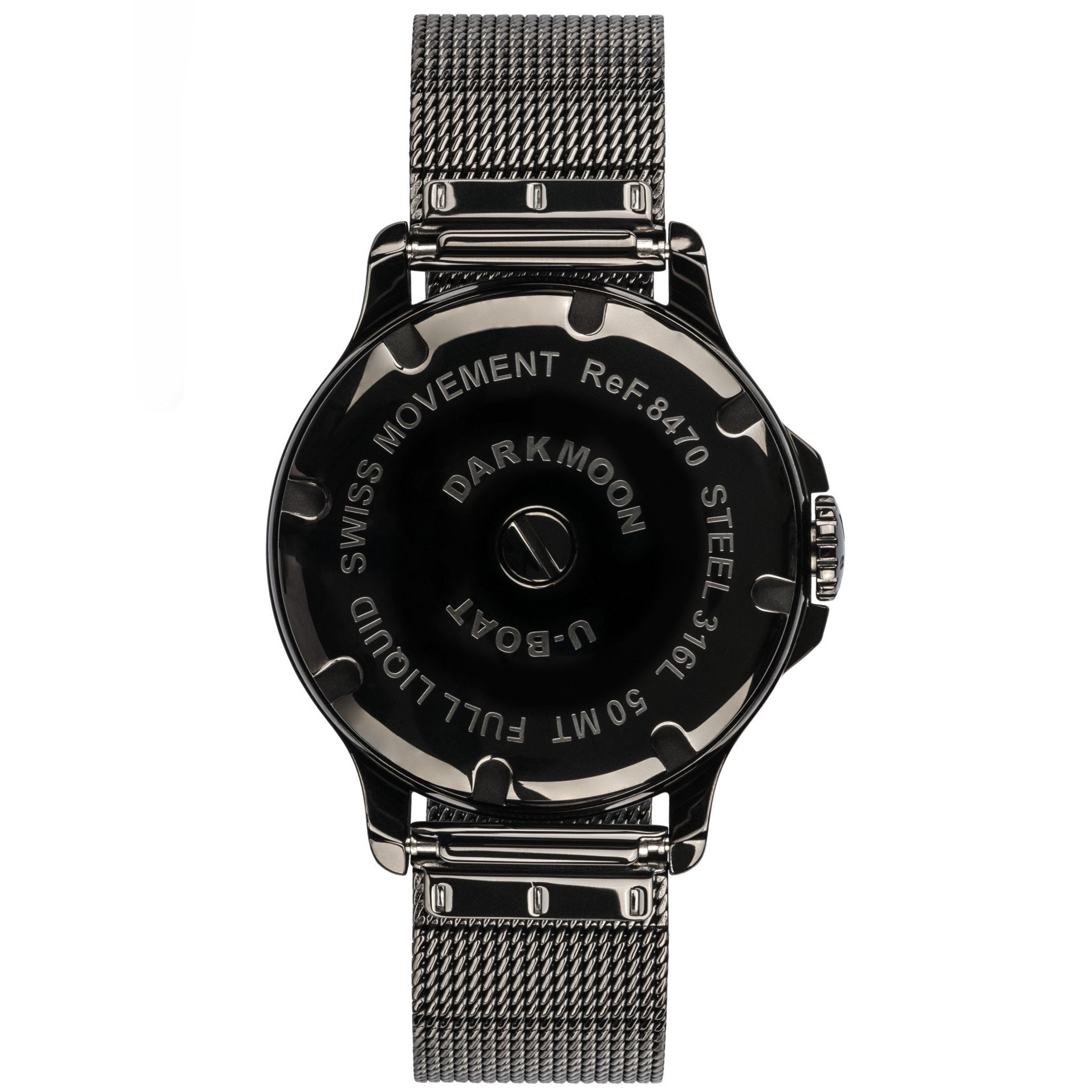 U-Boat Men's Black Darkmoon Watch