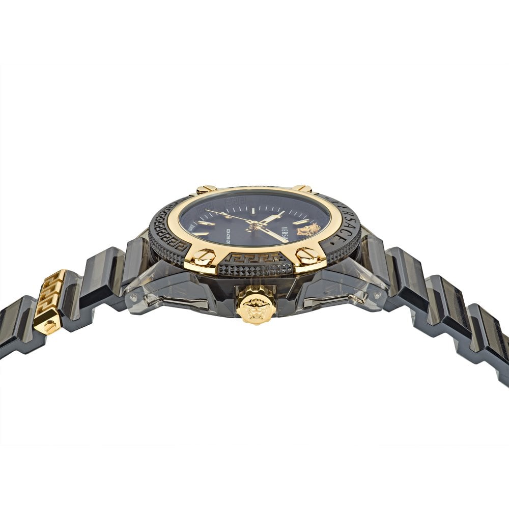 Versace Icon Active Indiglo Unisex Black Watch