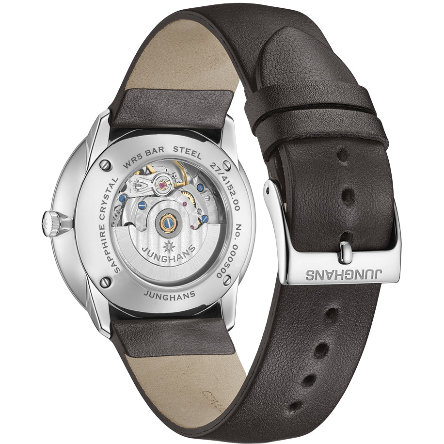 Junghans Meister Fein Automatic Men's White/Brown Watch