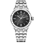 Maurice Lacroix Men's Black Aikon Automatic Stainless Steel Watch AI6007-SS002-330-1
