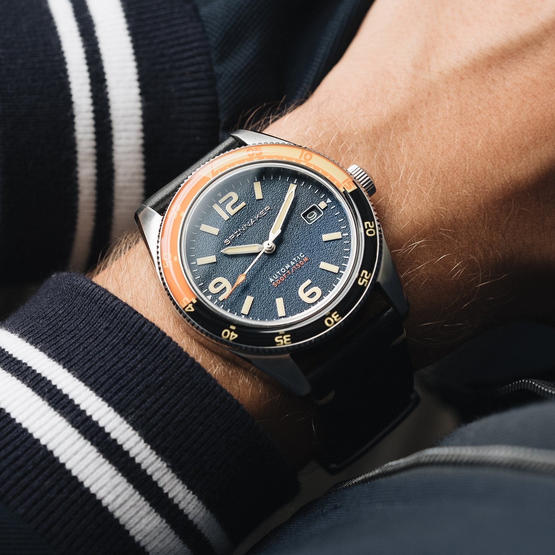 Spinnaker Fleuss Men's Blue Black Automatic Watch