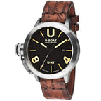 U-Boat Classico U-47 Men’s Black Brown Watch