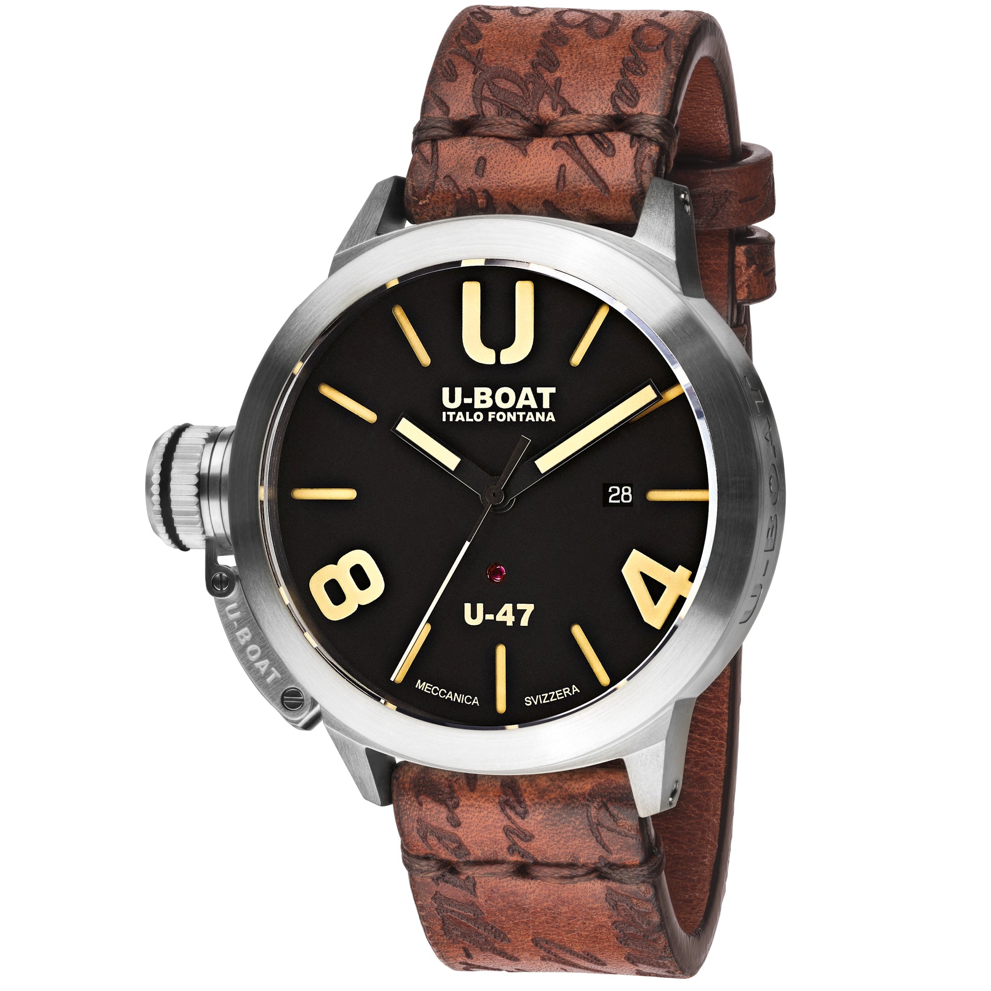 U-Boat Classico U-47 Men’s Black Brown Watch
