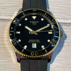 Tissot Seastar 1000 Black Dial Black Rubber Strap Watch For Men - T120.410.27.051.00
