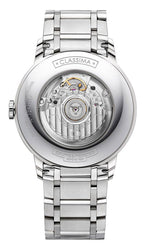 Baume & Mercier Classima Automatic GMT Stainless Steel Blue Dial Date Mens Watch M0A10483