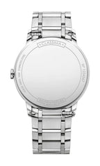 Baume & Mercier Classima Stainless Steel White Dial Date Quartz Mens Watch M0A10526