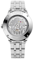 Baume & Mercier Clifton Baumatic COSC Automatic Stainless Steel White Dial Date Mens Watch M0A10505