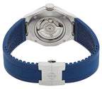 Baume & Mercier Riviera Automatic GMT Stainless Steel Blue Dial Blue Rubber Strap Date Mens Watch MOA10659