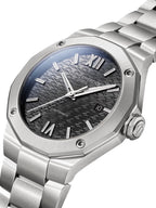 Baume & Mercier Riviera Automatic Stainless Steel Black Dial Date Mens Watch M0A10621