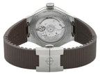 Baume & Mercier Riviera Automatic Stainless Steel & Titanium Gray Dial Gray Rubber Strap Date Unisex Watch M0A10720