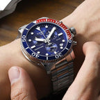 Tissot Seastar 1000 Chronograph Blue Dial Silver Steel Strap Watch For Men - T120.417.11.041.03