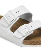 Arizona White Leather Sandals
