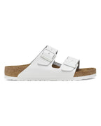 Arizona White Leather Sandals