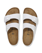 Arizona White Leather Sandals