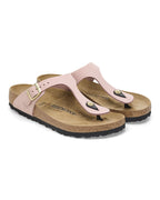 Gizeh Soft Pink Nubuck Leather Sandals