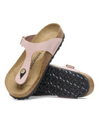 Gizeh Soft Pink Nubuck Leather Sandals